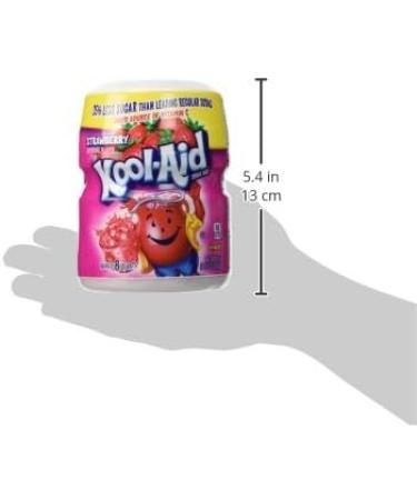 Kool Aid Powder Drink Mix - Strawberry Flavour - 35% Less Sugar 538 Gram Tub Strawberry 538 g (Pack of 1) - Buy Online on GoSupps.com