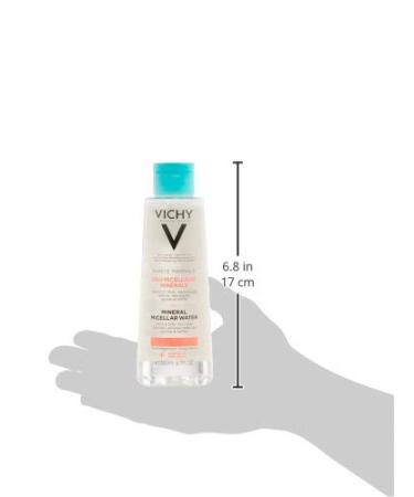 Vichy Puret Thermale Micellar Water Face Toner & Makeup Remover - Alcohol-Free, Non-Drying Cleanser for Sensitive Skin - 6.76 Fl Oz - Buy Online on GoSupps.com