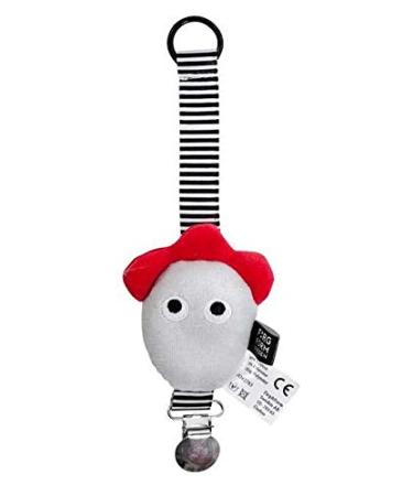 Skummis pacifier chain gray-red