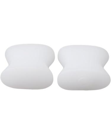 White Toe Separators for Bunion Relief - Silicone Toe Spacers for Overlapping Toes & Foot Health | International Shipping Available - Buy Online on GoSupps.com