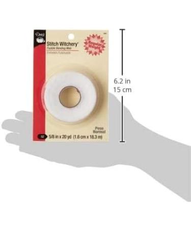 Dritz 222 Stitch Witchery Fusible Bonding Web White Regular Weight 20yd - 5/8 x 20 Yards - Buy Online on GoSupps.com