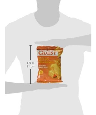 Quest Nutrition Nacho Cheese Flavour Tortilla Style Protein Chips High Protein Gluten Free Baked Not Fried 1g Sugar 5g Carbs 8ct - Buy Online on GoSupps.com