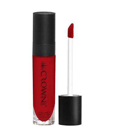 Crown Brush Crown Pro - Long Lasting Matte Lipstain - Caliente 0.23 Fluid Ounce