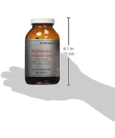 Metagenics Multigenics Without Iron 180 Tablets - Daily Multivitamin Supplement - Buy Online on GoSupps.com