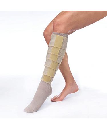 FarrowWrap Classic Legpiece Tan with Compression Sock BSN FarrowMed (Tall-XSmall)
