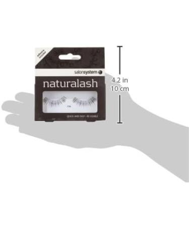 Salon System Naturalash Quick and Easy Re-Usable Black 116 Lashes - Buy Online on GoSupps.com