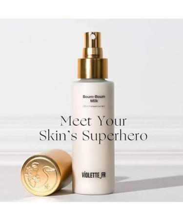 BOUM BOUM Milk 3 in 1 Barrier Spray - Hydrating Toner Serum & Moisturizer with Squalane Lightweight Soothing Quick Absorbing & Non-Greasy - (3.3 oz) - Buy Online on GoSupps.com