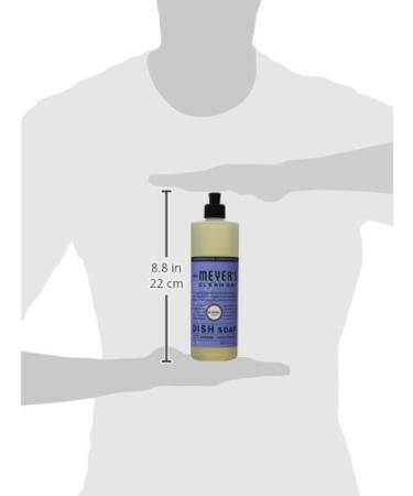 Mrs. Meyer's Liquid Dish Soap Bluebell - 16 FL OZ | Eco-Friendly Scented Dish Cleaning Solution for International Shipping - Buy Online on GoSupps.com