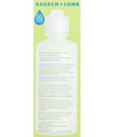 Biotrue Multi-Purpose Contact Lens Solution 4 FL OZ - Pack of 6 | Soft Lens Care & Case Included - Buy Online on GoSupps.com