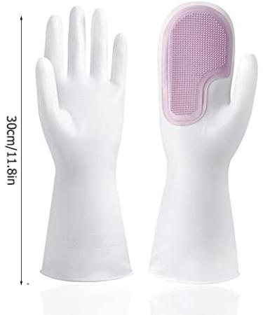 XMYINGWEI Silicone Dish Washing Gloves - Rubber Peeling Kitchen Cleaning Tools for Home Use - Buy Online on GoSupps.com