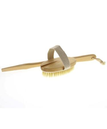 Kosmetex Back Brush - Removable Wood Handle Bath Brush 42cm for Ultimate Cleansing | International Shipping Available - Buy Online on GoSupps.com