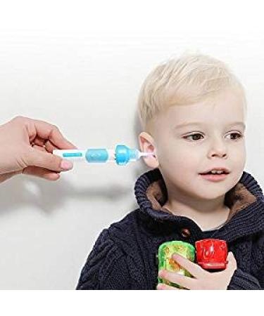 Electric Ear Wax Remover With Led Light BESTHINKY Safe Smart Earwax Cleaner Ear Care for Infants Babies Teenagers or Adults (blue)