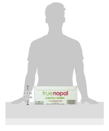 True Nopal Cactus Water 16.90 Fl. Oz - Pack of 12 | Refreshing Hydration - Buy Online on GoSupps.com