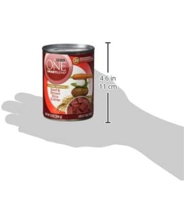 Purina ONE Beef & Brown Rice Dog Food 13oz (Pack of 12) - Nutritious Formula for Dogs - Buy Online on GoSupps.com