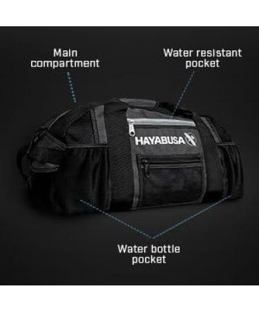 Hayabusa Ryoko Mesh Gear Bag - Black/Grey 70L - Top-Quality Gear Bag for Athletes - Buy Online on GoSupps.com
