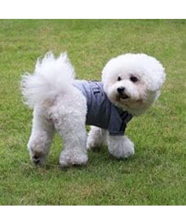 Shop Qicheng & Lys Dog Coat Hoodies - Cute Cotton Warm Sweater for Pets | A-Gray/Blue Size L - Buy Online on GoSupps.com