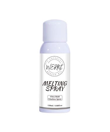 WERKit Melting Spray Ultra Hold Lace Holding Spray Invisible Temporary Bond 4.06fl.oz