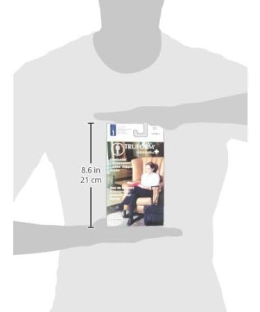 Truform Compression Socks for Women - 15-20 mmHg Knee High Dress Socks Brown Diamond Knit Large (Pack of 2) - International Shipping Available - Buy Online on GoSupps.com