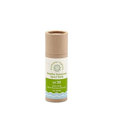 Butterbean Organic SPF 30 Good Sun Sport Stick / Made with Non-nano Particle  Uncoated Pure Zinc Oxide / Broad-spectrum UVA/UVB Protection / Reef Safe