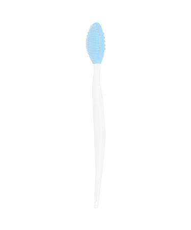 Silicone-nose cleaner silicone-nose cleaning brush comfortable streamlined handle simple handle for home for beauty salon for women (blue)