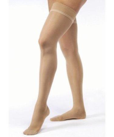 BSN Medical/Jobst 119773 Ultra Sheer Compression Stocking Thigh High 20-30 MMHG Open Toe Honey Medium Pair