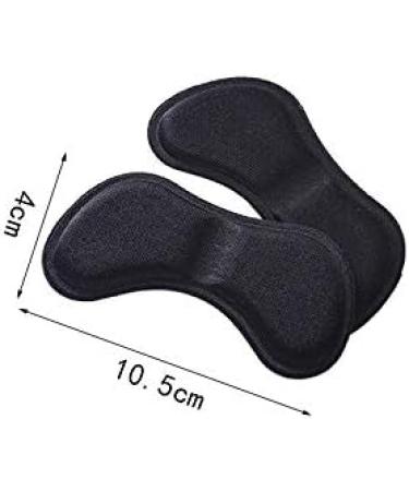 Demarkt 4 Pairs Sponge Heel Pads - Self-Adhesive Foot Care Cushions & Insoles for Comfort (Black & Flesh Color) - International Shipping Available - Buy Online on GoSupps.com