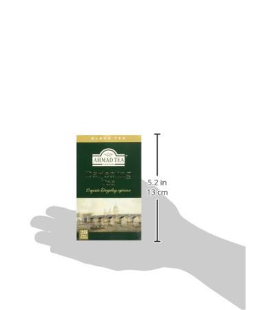 Ahmad Tea Darjeeling Tea - Premium Black Tea Bags | 20 Pack (2g each) with Ribbon - Buy Internationally - Buy Online on GoSupps.com