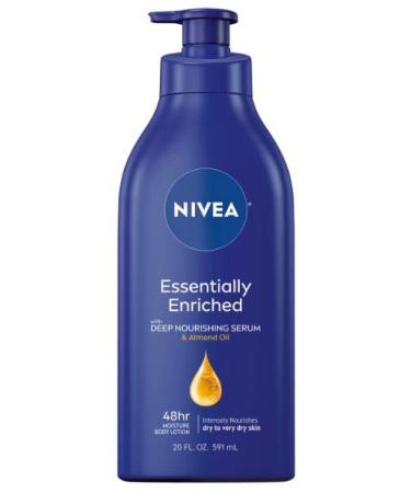NIVEA Essentially Enriched Body Lotion with Deep Nourishing Serum 20 Fl Oz