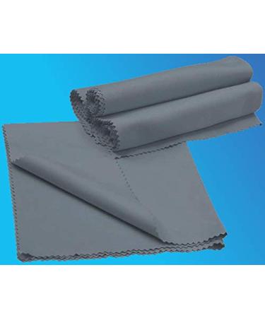 20 Inch X 20 inch (50cm x50cm) Extra Large Oversized Microfiber Cleaning Cloths,Ideal for All LCD and Touch Screens Lenses on Cameras, Binoculars, telescopes, All Types of Optical Glass(1 PCS Gray) - Buy Online on GoSupps.com