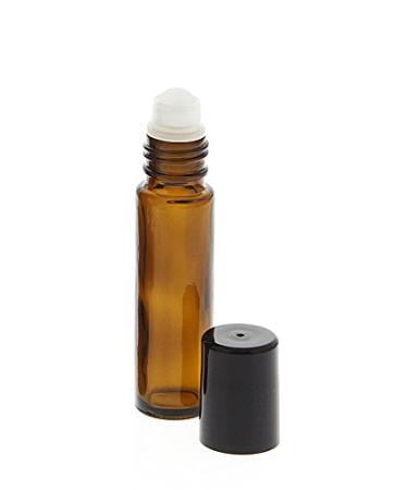 Kosmetex Brown Glass Deodorant Stick 10ml - Empty Roll-On Bottles for Self-Filling - Pack of 5 - Eco-Friendly & Reusable - Buy Online on GoSupps.com