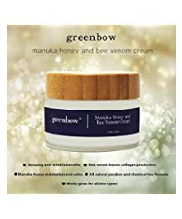 Greenbow Bee Venom Mask Anti-Aging Cream w/Manuka Honey (15+) Organic & Natural Anti-Wrinkle Cream & Anti-Aging Cream to Help Improve Skin Elasticity Ease
