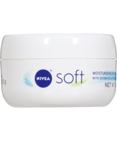 NIVEA Soft Moisturizing Cream 6.8 Oz - Enriched with Jojoba Oil & Vitamin E | Best Face & Body Moisturizer - International Shipping Available - Buy Online on GoSupps.com