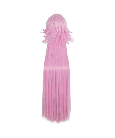 Buy Sakura Pink Layered Long Straight Synthetic Wig - Heat Resistant for Cosplay & Halloween | Free Wig Cap Included - Buy Online on GoSupps.com