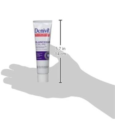 Denivit - Toothpaste - Sublime Whiteness - Effectively removes stains - Natural whiteness - Respects enamel - Protection against cavities plaque and gum problems - 50 ml tube - Buy Online on GoSupps.com
