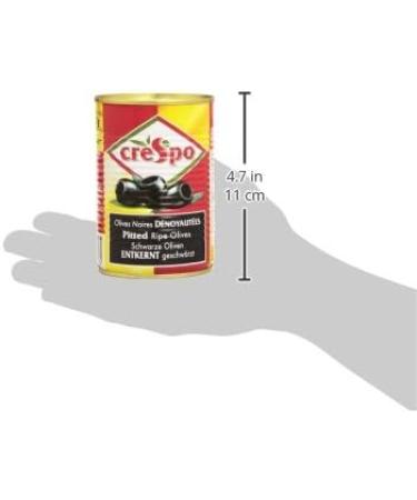 Crespo Pitted Black Olives Box 387 G - Buy Online on GoSupps.com