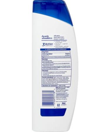 Buy Head & Shoulders Old Spice Pure Sport 2-in-1 Dandruff Shampoo & Conditioner - 12.8 Fl Oz - International Shipping Available - Buy Online on GoSupps.com