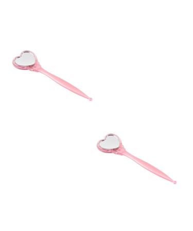 FRCOLOR 2pcs Facial Shaver Eyebrow Razor Kit with Mirror Eye Brow Shaping Kit Eyebrow Razor with Mirror Eyebrow Shaver with Mirror Cosmetology Kit Facial Trimmer Coarse Mesh Face