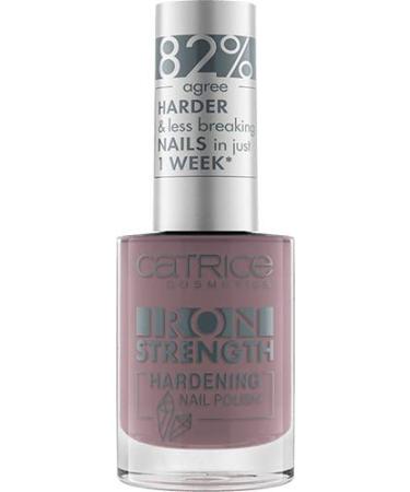 Catrice Iron Strength Hardening Nail Polish Nailpolish nail polish No. 07 Hypnotice Amethyst violet for soft nails hardening glossy without acetone vegan microplastics particles free (10ml)