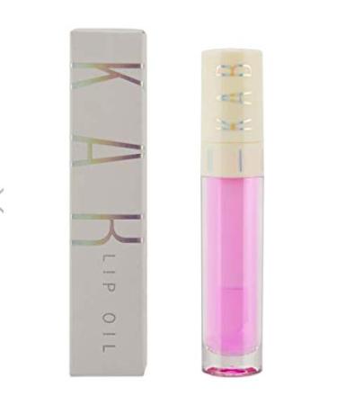 KAB Lip Oils for Hydrating Lips   Non-Sticky  Tinted Lip Oil Lip Gloss with Vitamin E in Coconut Flavor   Sheer  Cruelty-Free Lip Oil Tinted in Juicy Shades with Doe Foot Applicator (Grapesicle)