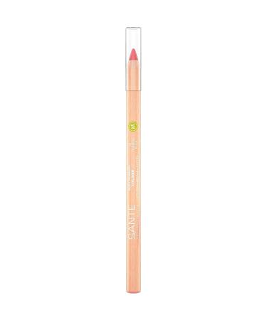 Sante natural cosmetics Soft Mineral Lipliner 03 Playful Rose lip contour pencil velvet -soft texture 1 14g 03 Playful Rose 1 piece (1 Pack)