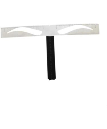 Gogogmee 1pc Eyebrow Tools Eyebrow Shapes Stencil Brow Stencils Template Positioning Ruler Stainless Steel Size 1 As Shown - Buy Online on GoSupps.com
