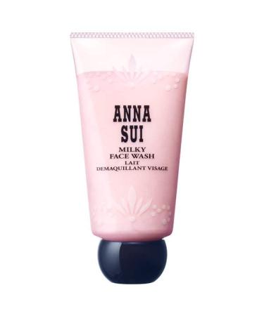 ANNA SUI Milky Face Wash Creamy Lather Gently Removes Dirt and Makeup Unclogs pores 4.2 Fl Oz