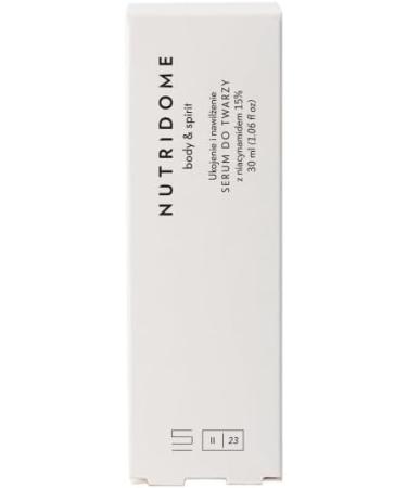 Nutridome | Facial serum | For acne-prone skin | Three types of ceramides | Aloe Cottonseed oil Panthenol Hyaluronic acid | Regenerates Increases elasticity Moisturizes | Quickly absorbs | 30 ml - Buy Online on GoSupps.com