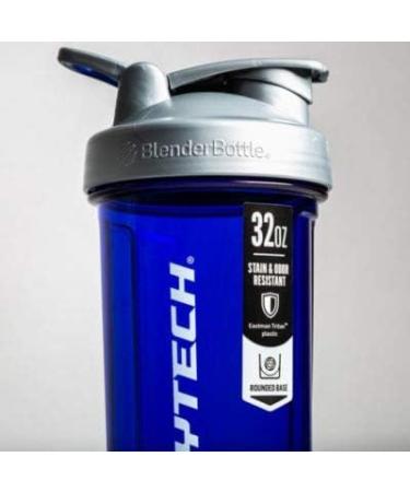 BODYTECH Pro32 Shaker Bottle with Wire Whisk BlenderBall - Blue (32 fl oz.) - Buy Online on GoSupps.com