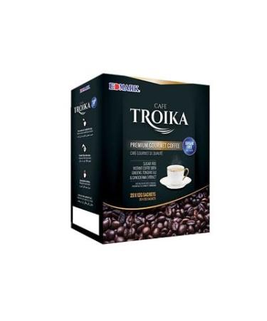EDMARK CAFE TROIKA Coffee For Men Power Boost Stamina Strong Energy - Sugar free 20 12G Sachets