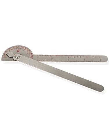 Gima 180 Stainless Steel Goniometer - 17.5 cm & 7 cm Accurate Measurements in cm & Inches - Ideal for International Shipping - Buy Online on GoSupps.com