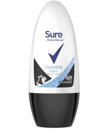 Sure Invisible Aqua Protection Strong Anti-perspirant Deodorant Roll On Cream Stick For Women Clean And Long Lasting Freshness Anti Sweat And Body Odour Large Pack (6 x 50ml) - Buy Online on GoSupps.com