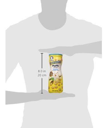 Gerber Puffs Cereal Snack - Banana Flavor for 8+ Months | 1.48 oz (42g) - Buy Online on GoSupps.com