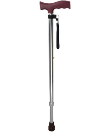 Walking Cane Holder Walking Stick Crutch for Old Man Elderly Telescopic Stable Non Slip Lightweight Height Adjustable Silver Walking Sticks for Men Or Women Practical