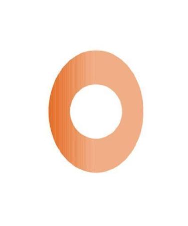 Number 144fluffy Web Oval Ring for relieving pain and discomfort from corns
